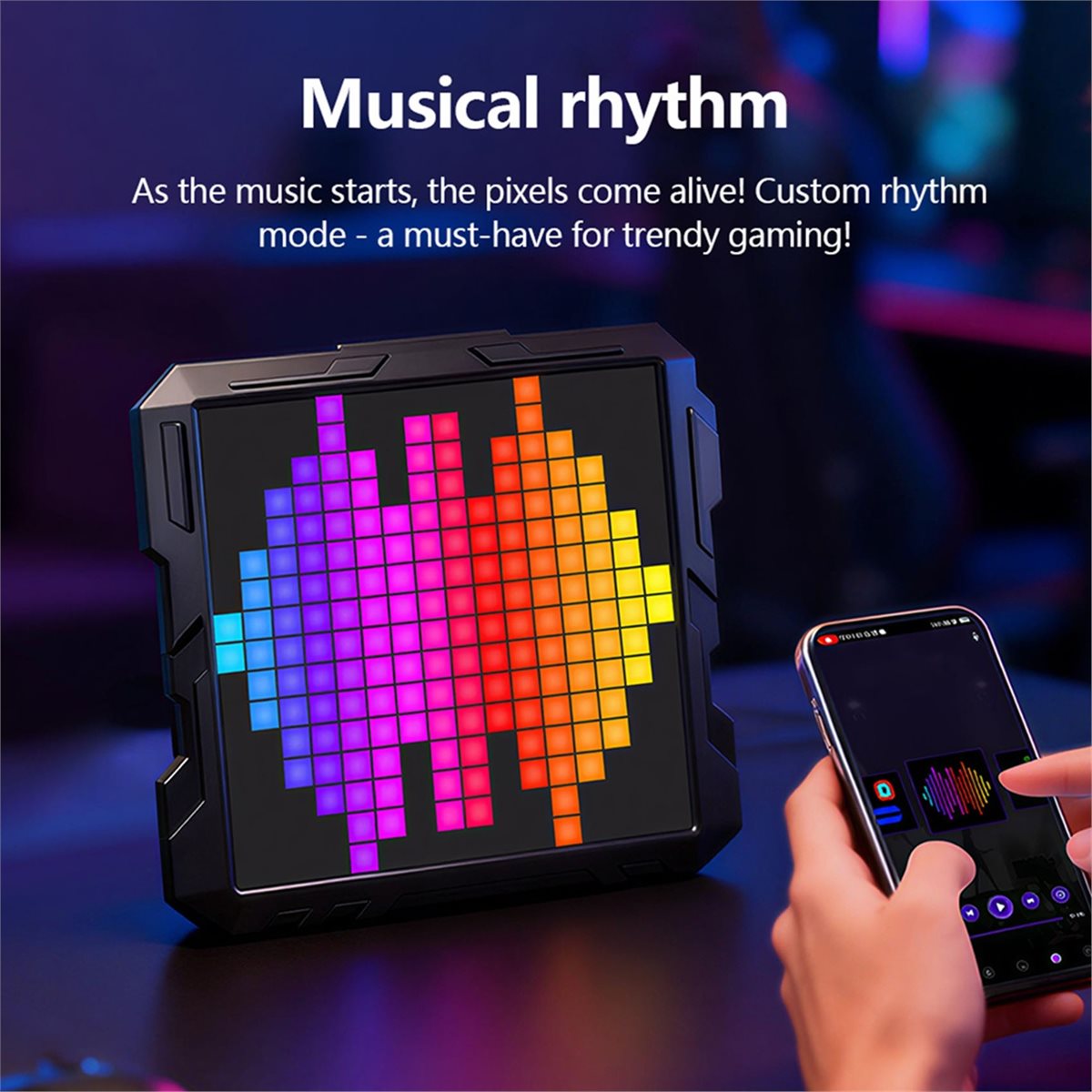 Pixel Art Led Panel - A72U Smart Digital Night Light with