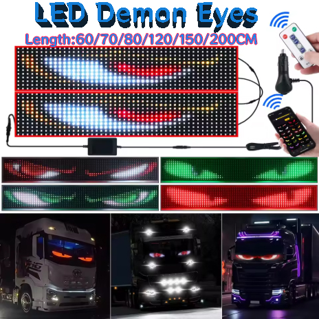 Pixel Art Led Panel - LED Devil Eyes Ambient Light Flexible