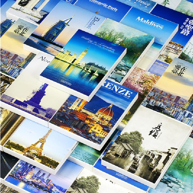Photography Aesthetic - 30Pcs 10x14cm Travel Landscape Photography Postcards