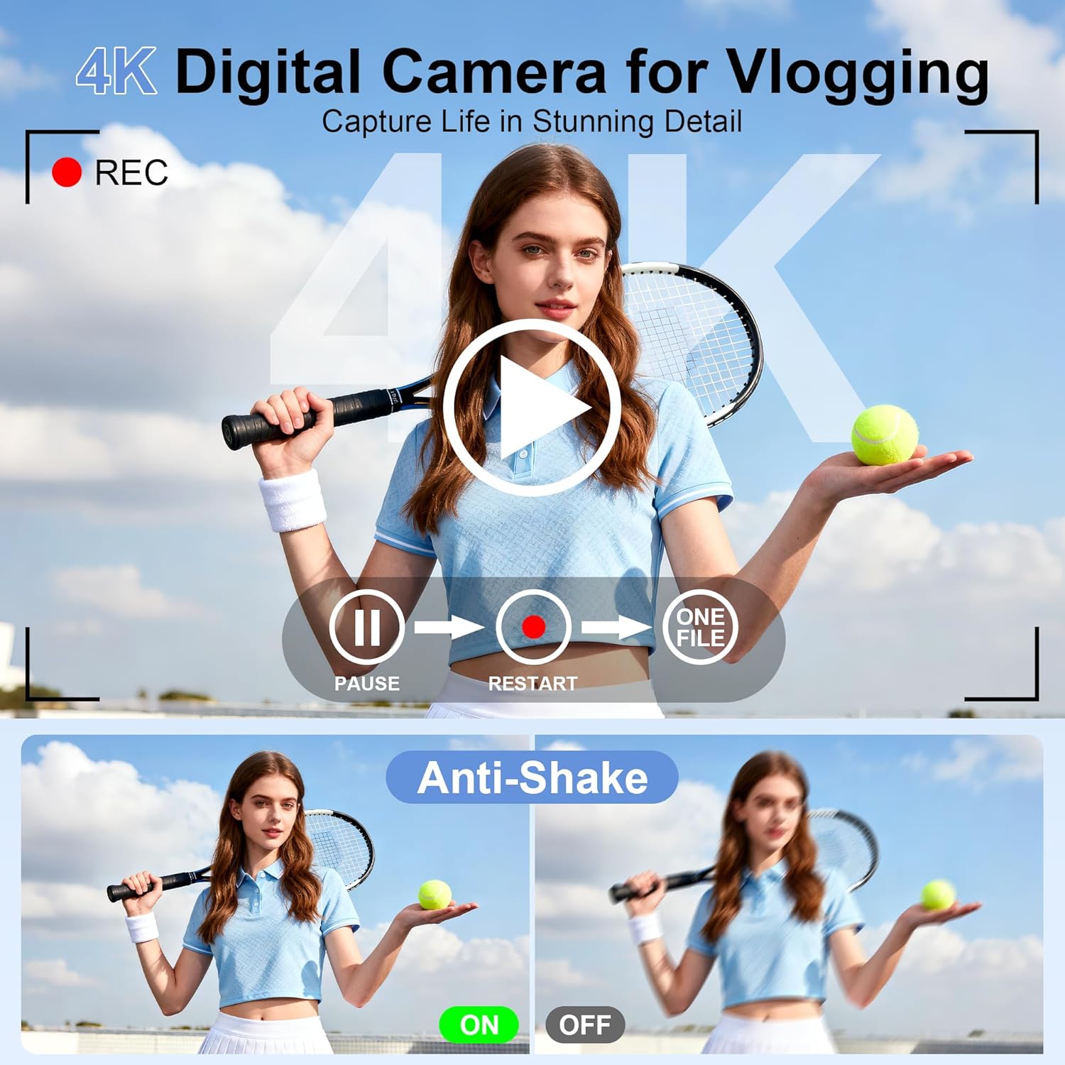 4K HD Digital Camera for Photo - đánh giá và giá Photography Natural Lighting