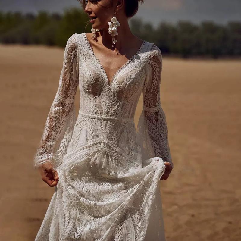 Lace Wedding Bohemian Style Tr - đánh giá và giá Photography Natural Lighting