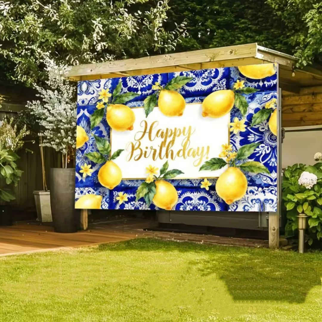Lemon Birthday Party Decoratio - đánh giá và giá Photography Yellow